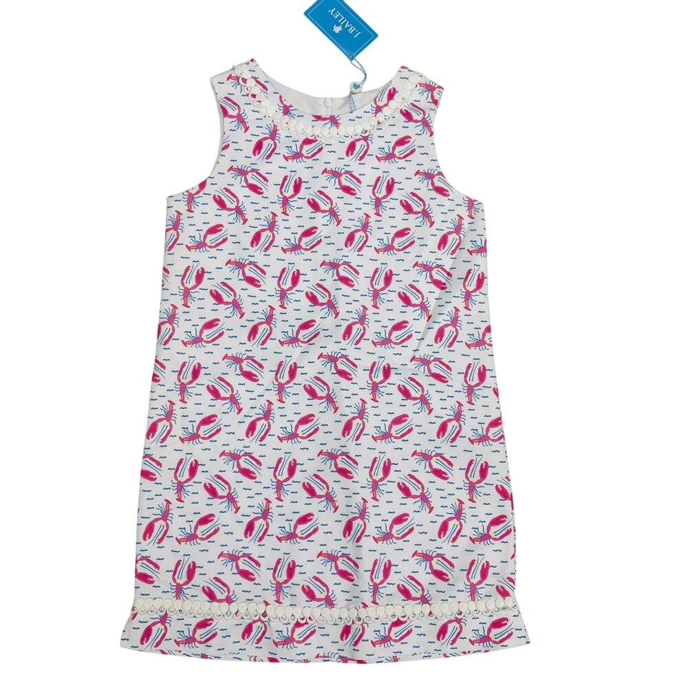 NWT J. Bailey Size 12 Pink Crawfish Dress